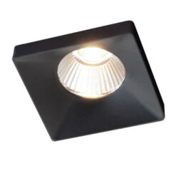 GF Design Squary Einbaulampe IP54 Schwarz 2.700 K