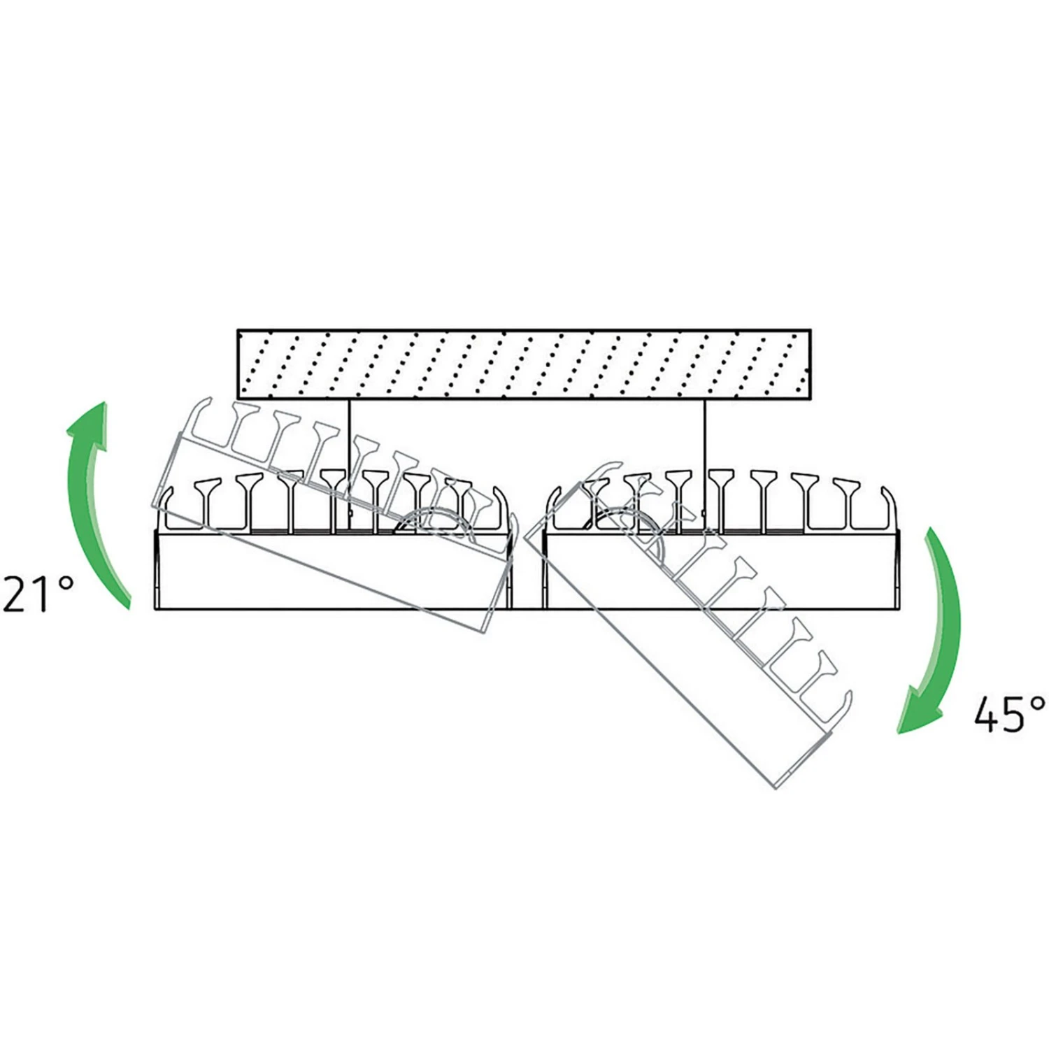 Theben TheLeda S20L Strahler Zweiflammig Weiß 5 Theben TheLeda S20L Strahler Zweiflammig Weiß – Bild 5
