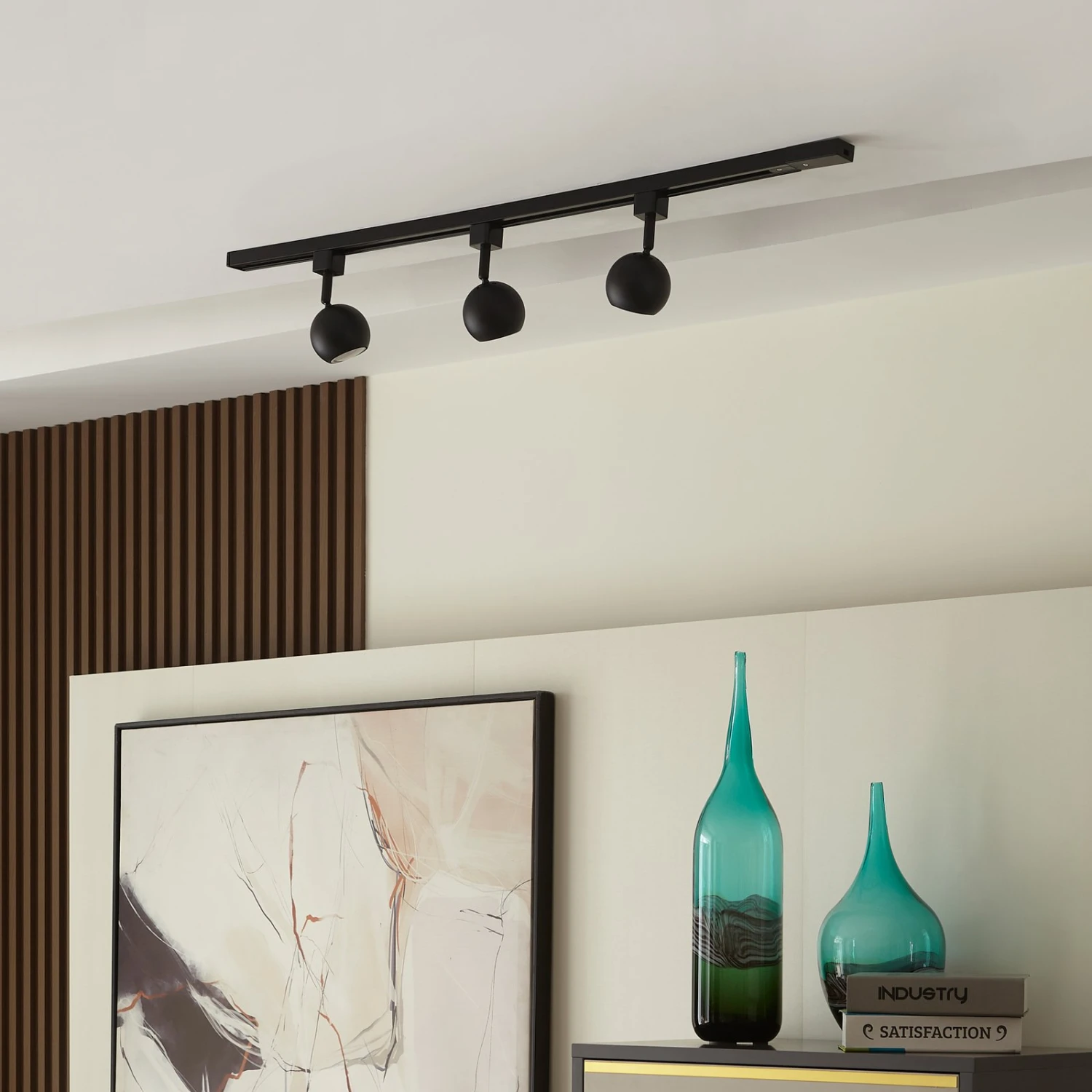 Prios Felipo 1-Phasen-Schienensystem 3-fl. Schwarz 2 Prios Felipo 1-Phasen-Schienensystem 3-fl. Schwarz – Bild 2