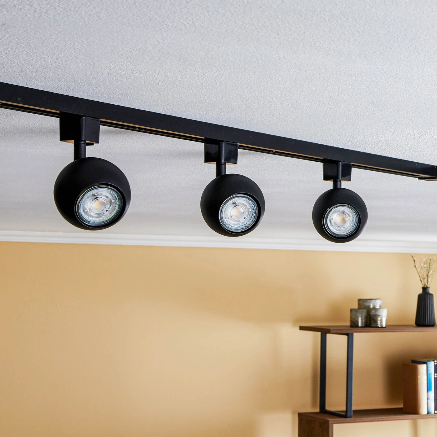 Prios Felipo 1-Phasen-Schienensystem 3-fl. Schwarz 3 Prios Felipo 1-Phasen-Schienensystem 3-fl. Schwarz – Bild 3