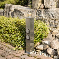 Mit 2 Steckdosen - Wegeleuchte Rhodos -Paulmann Verkaufsgeschäft 9506202 2