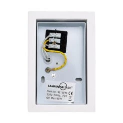 Zaio - Eckige Halogenwandleuchte, Bemalbar -Paulmann Verkaufsgeschäft 9613019 5