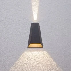 Lucande Zweifach Strahlende LED-Außenwandleuchte Jendrik 9 Lucande Zweifach Strahlende LED-Außenwandleuchte Jendrik -Paulmann Verkaufsgeschäft 9616004 2