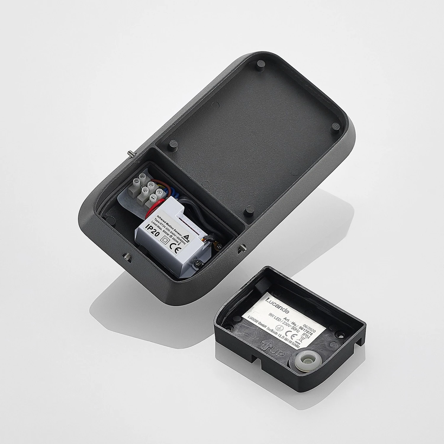 Lucande Bazilea LED-Sensor-Außenwandleuchte 9 Lucande Bazilea LED-Sensor-Außenwandleuchte – Bild 9