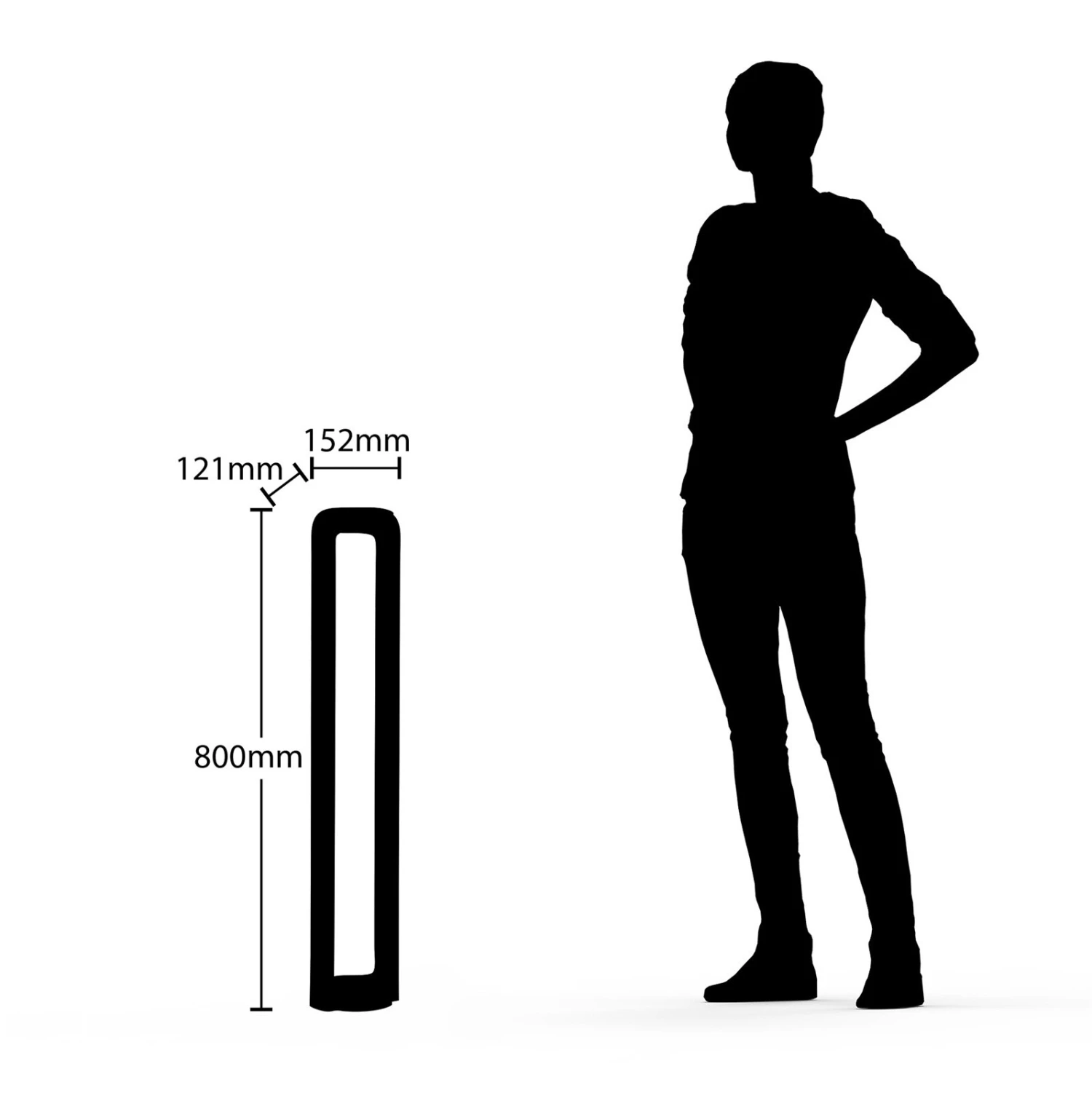 Lucande Habsa LED-Wegeleuchte, Höhe 80 Cm 4 Lucande Habsa LED-Wegeleuchte, Höhe 80 Cm – Bild 4