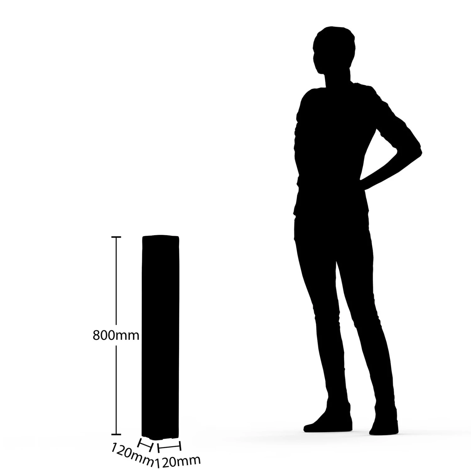 Lucande Obuna Wegeleuchte, Höhe 80 Cm 7 Lucande Obuna Wegeleuchte, Höhe 80 Cm – Bild 7