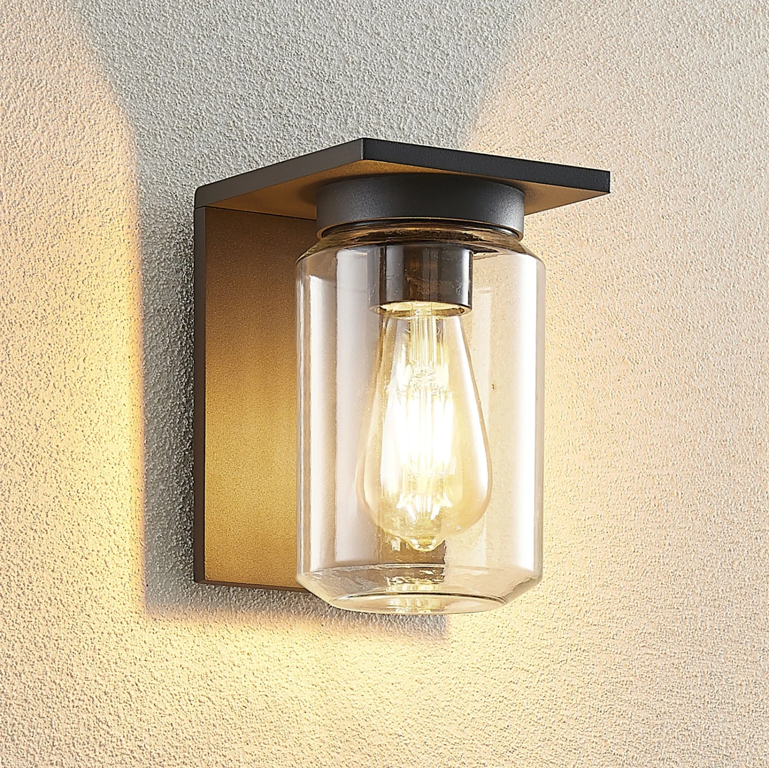 Lucande Semka Außenwandleuchte, Dunkelgrau 2 Lucande Semka Außenwandleuchte, Dunkelgrau – Bild 2