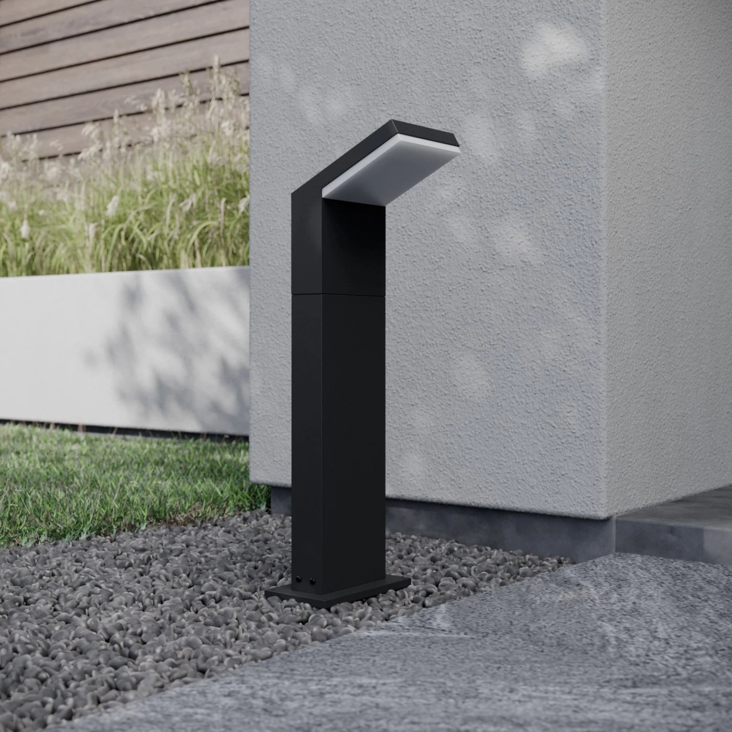 Grafitgraue LED-Wegelampe Yolena, 60 Cm 3 Grafitgraue LED-Wegelampe Yolena, 60 Cm – Bild 3