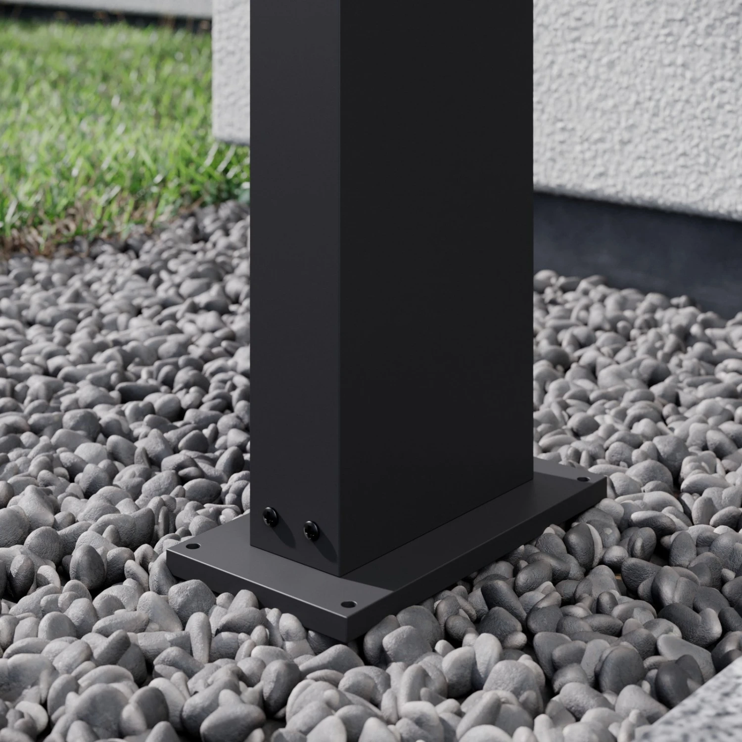 Grafitgraue LED-Wegelampe Yolena, 60 Cm 4 Grafitgraue LED-Wegelampe Yolena, 60 Cm – Bild 4