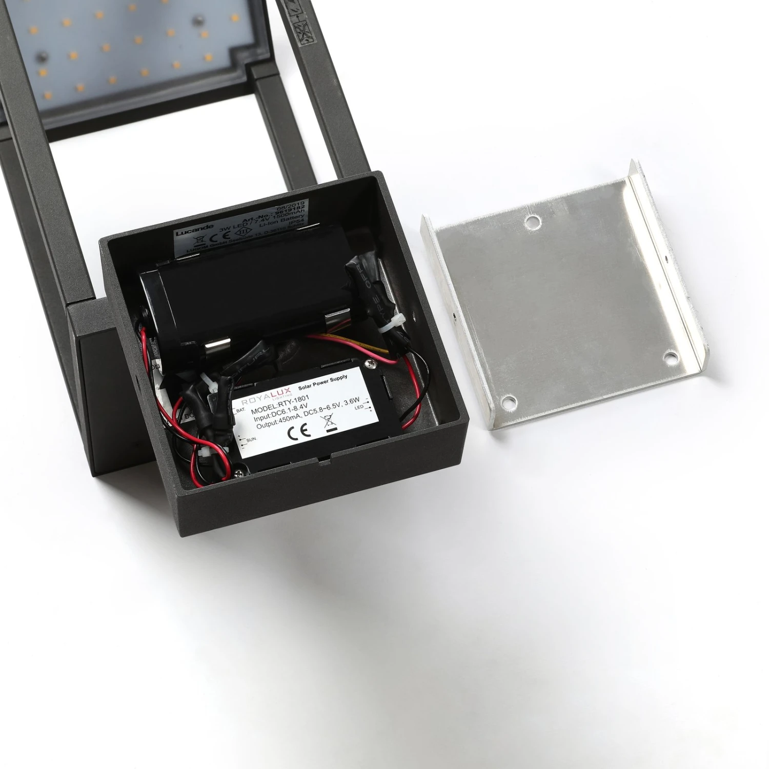 Lucande Timeo LED-Solar-Außenwandleuchte 8 Lucande Timeo LED-Solar-Außenwandleuchte – Bild 8