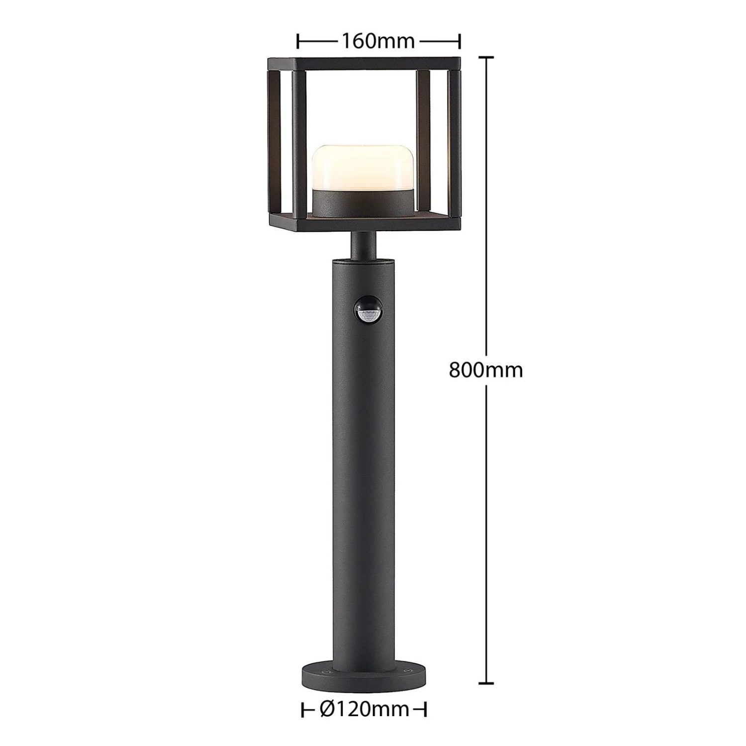 Lucande Timio Wegeleuchte, 60 Cm, Mit Sensor 4 Lucande Timio Wegeleuchte, 60 Cm, Mit Sensor – Bild 4