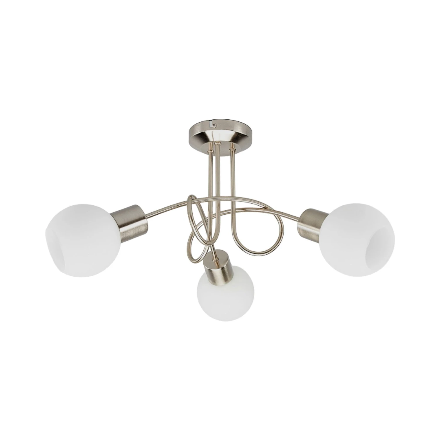 Deckenleuchte Elaina 3-flg., Nickel Matt 3 Deckenleuchte Elaina 3-flg., Nickel Matt – Bild 3