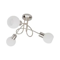 Deckenleuchte Elaina 3-flg., Nickel Matt 12 Deckenleuchte Elaina 3-flg., Nickel Matt -Paulmann Verkaufsgeschäft 9620029 3