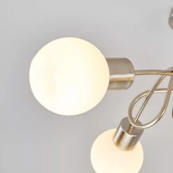 Deckenleuchte Elaina 3-flg., Nickel Matt 13 Deckenleuchte Elaina 3-flg., Nickel Matt -Paulmann Verkaufsgeschäft 9620029 4