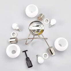 Deckenleuchte Elaina 3-flg., Nickel Matt 17 Deckenleuchte Elaina 3-flg., Nickel Matt -Paulmann Verkaufsgeschäft 9620029 8