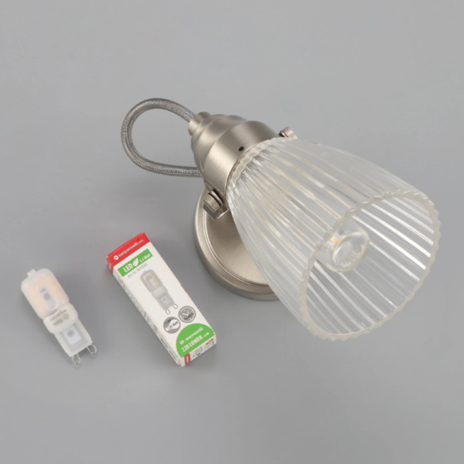 Bad-Wandleuchte Kara Mit 1-flg., IP44 8 Bad-Wandleuchte Kara Mit 1-flg., IP44 – Bild 8