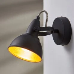 Wandleuchte Julin, Vintage-Look, Schwarz-gold 10 Wandleuchte Julin, Vintage-Look, Schwarz-gold -Paulmann Verkaufsgeschäft 9620726 2