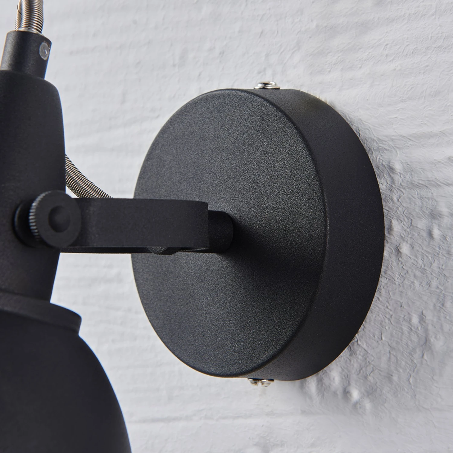 Wandleuchte Julin, Vintage-Look, Schwarz-gold 7 Wandleuchte Julin, Vintage-Look, Schwarz-gold – Bild 7