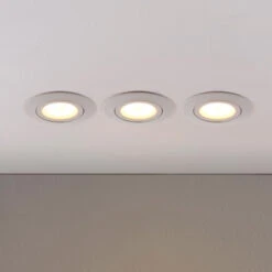 LED-Einbaustrahler Andrej, Rund, Weiß, 3er-Set 11 LED-Einbaustrahler Andrej, Rund, Weiß, 3er-Set -Paulmann Verkaufsgeschäft 9620844 3