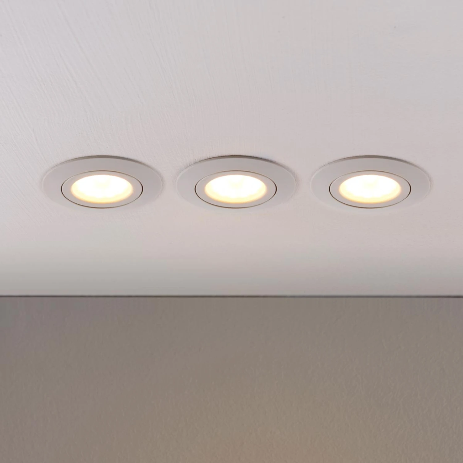 LED-Einbaustrahler Andrej, Rund, Weiß, 3er-Set 4 LED-Einbaustrahler Andrej, Rund, Weiß, 3er-Set – Bild 4