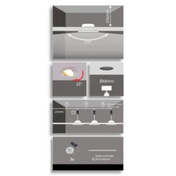 LED-Einbaustrahler Andrej, Rund, Weiß, 3er-Set 15 LED-Einbaustrahler Andrej, Rund, Weiß, 3er-Set -Paulmann Verkaufsgeschäft 9620844 7