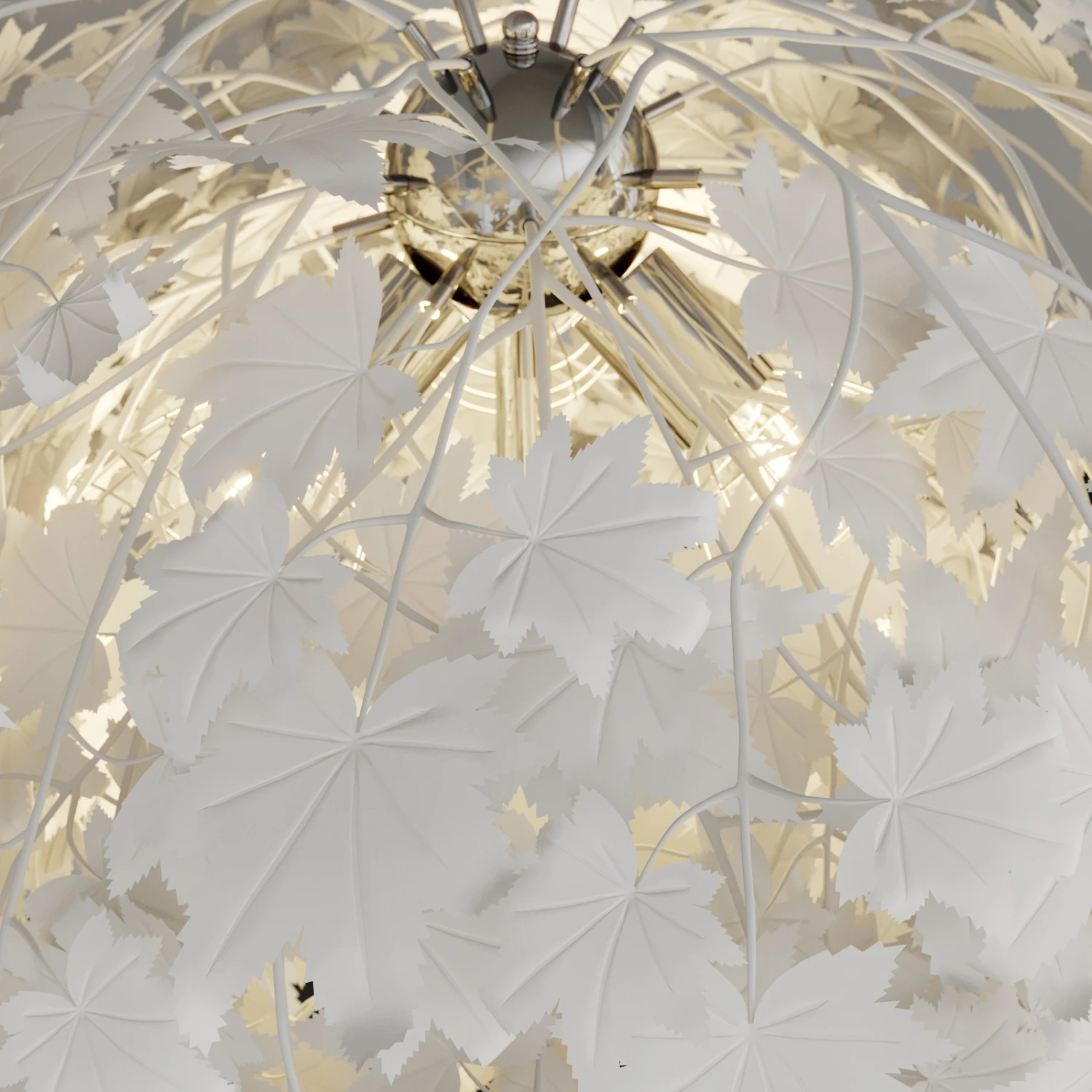 Stehlampe Maple Mit Blattdekor 5 Stehlampe Maple Mit Blattdekor – Bild 5