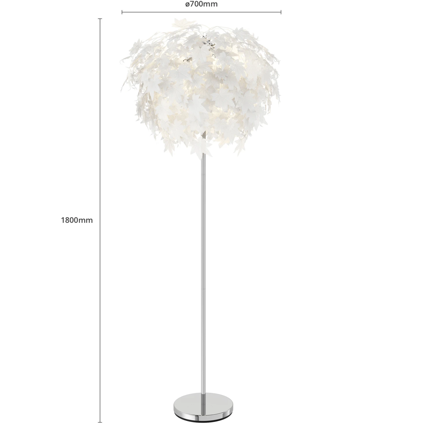 Stehlampe Maple Mit Blattdekor 7 Stehlampe Maple Mit Blattdekor – Bild 7