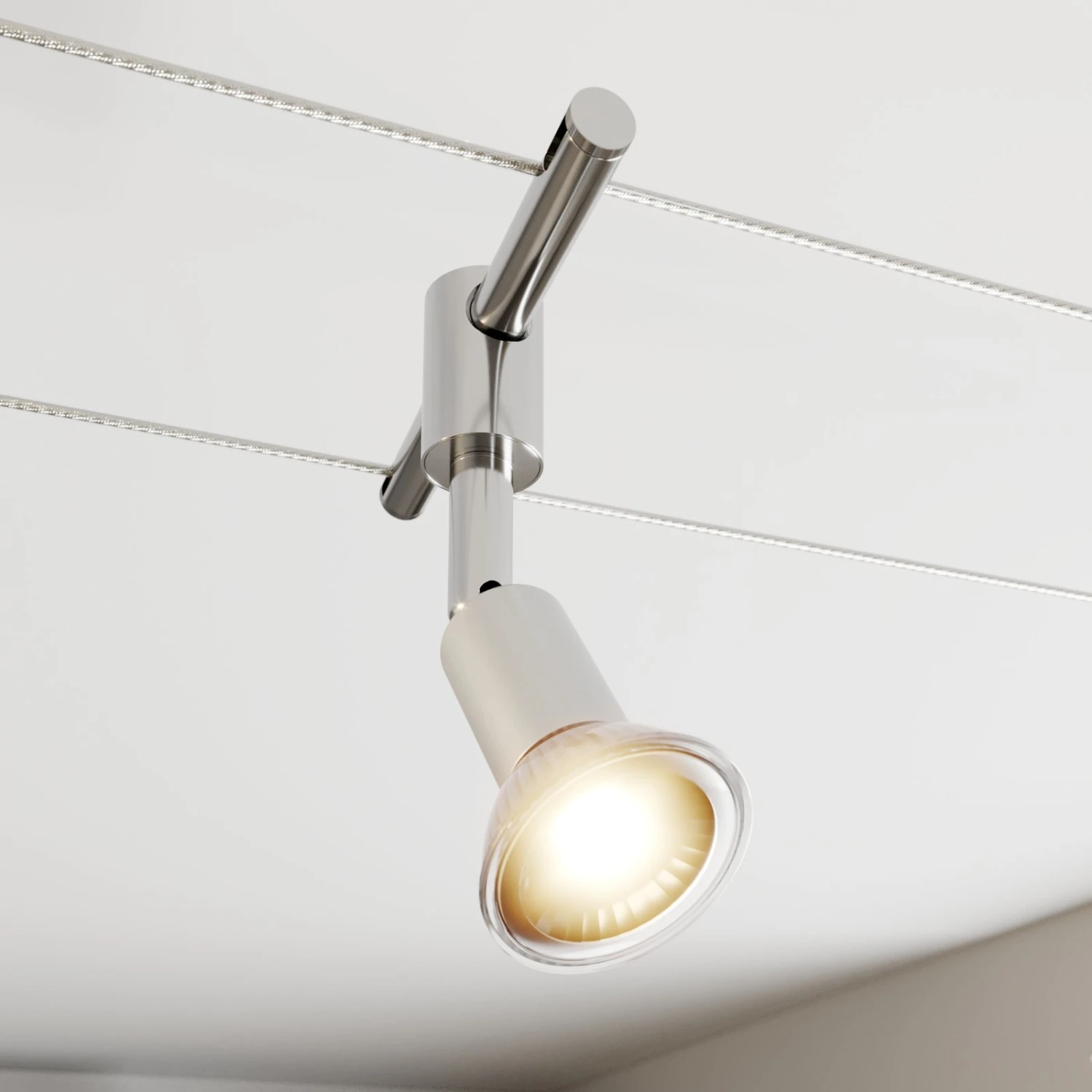 Seilsystem Rope Mit Strahlern, Fünfflammig 5 Seilsystem Rope Mit Strahlern, Fünfflammig – Bild 5