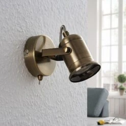 Wandleuchte Anze In Messing Antik 11 Wandleuchte Anze In Messing Antik -Paulmann Verkaufsgeschäft 9624388 2