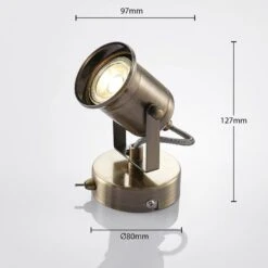 Wandleuchte Anze In Messing Antik 13 Wandleuchte Anze In Messing Antik -Paulmann Verkaufsgeschäft 9624388 4