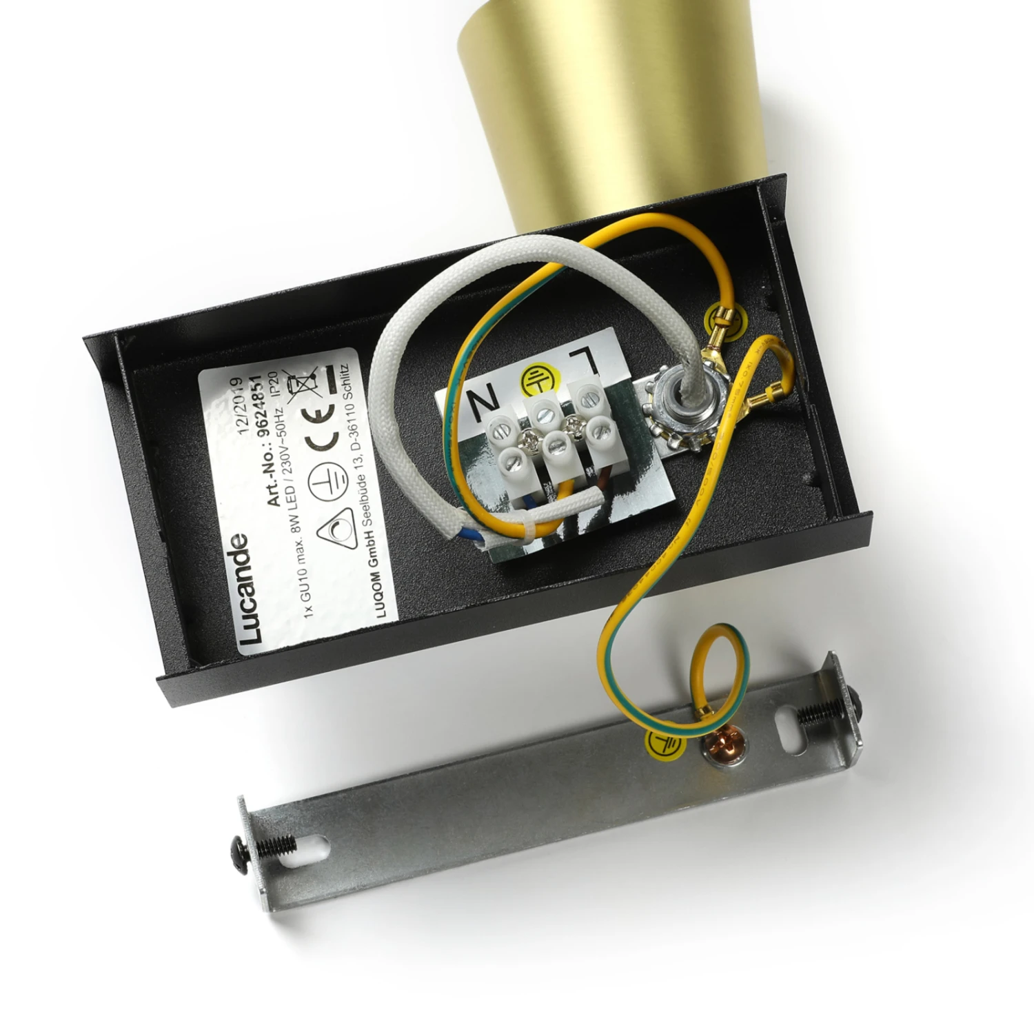 Lucande Angelina Strahler, Messing-gold, 1-fl. 8 Lucande Angelina Strahler, Messing-gold, 1-fl. – Bild 8