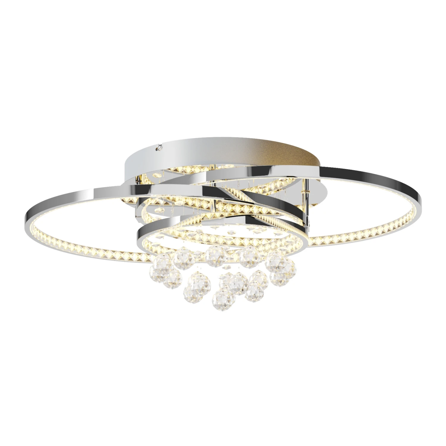 Lucande Keely LED-Deckenleuchte Kristall, 56,5 Cm 6 Lucande Keely LED-Deckenleuchte Kristall, 56,5 Cm – Bild 6