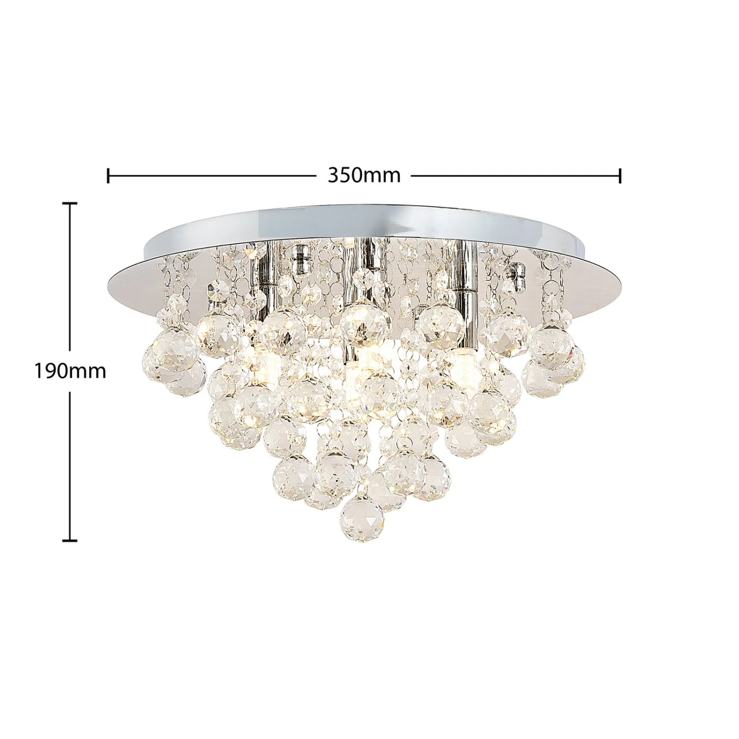 Lindby Antonino Deckenleuchte, Vierflammig 7 Lindby Antonino Deckenleuchte, Vierflammig – Bild 7