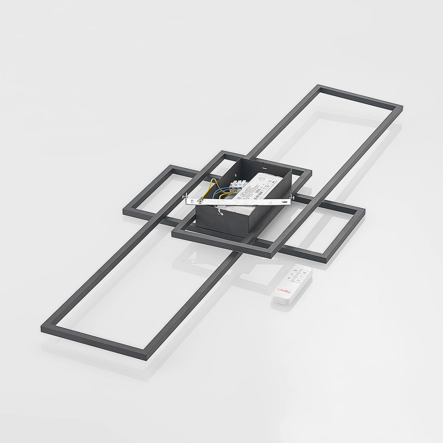 Lindby Caitlin LED-Deckenleuchte, Anthrazit 8 Lindby Caitlin LED-Deckenleuchte, Anthrazit – Bild 8