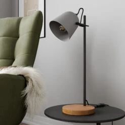 Lindby Adalin Tischleuchte, Grau 11 Lindby Adalin Tischleuchte, Grau -Paulmann Verkaufsgeschäft 9627377 2