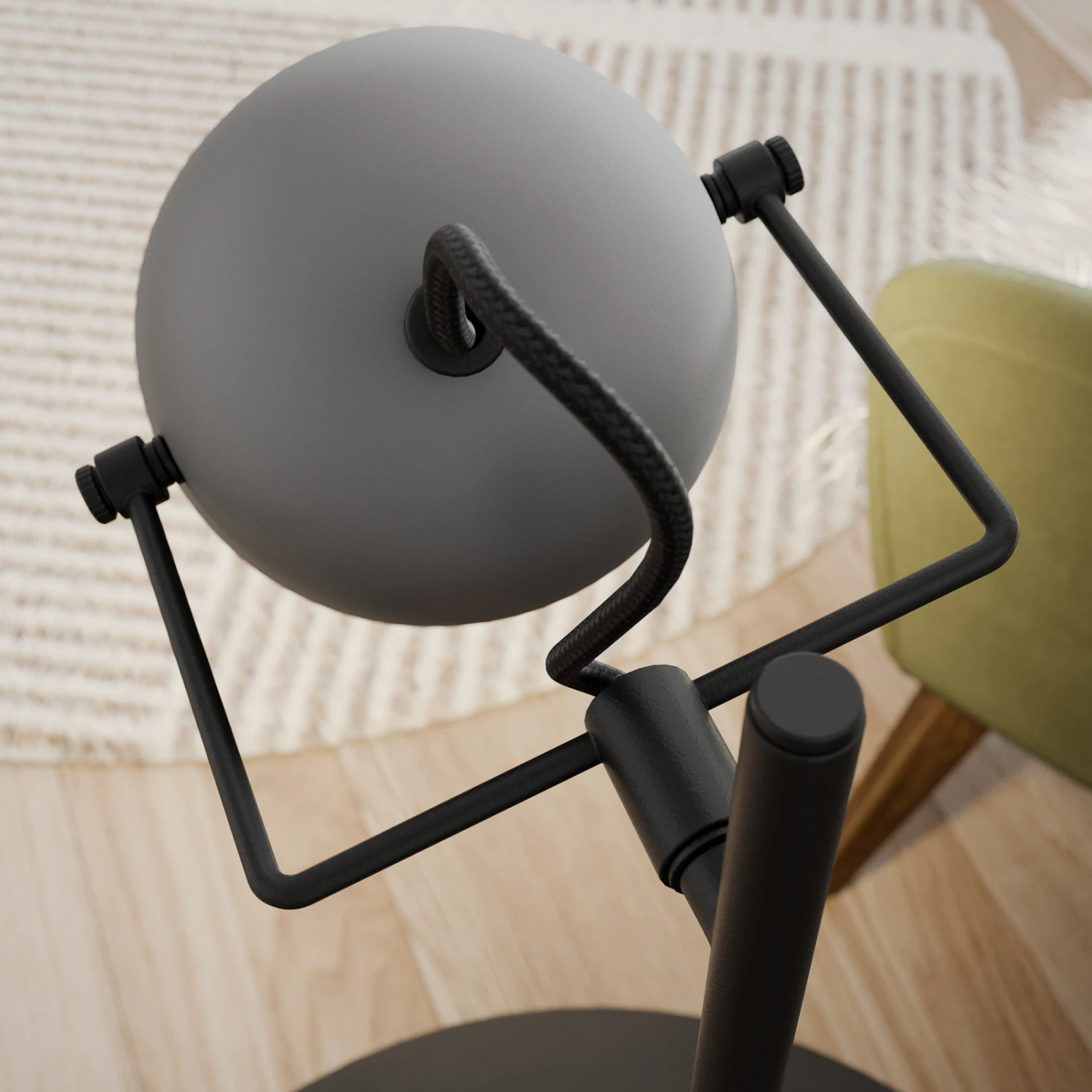 Lindby Adalin Tischleuchte, Grau 9 Lindby Adalin Tischleuchte, Grau – Bild 9