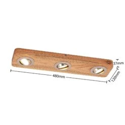 Lindby Mikari LED-Deckenleuchte Aus Holz, 3-fl. 13 Lindby Mikari LED-Deckenleuchte Aus Holz, 3-fl. -Paulmann Verkaufsgeschäft 9627413 4