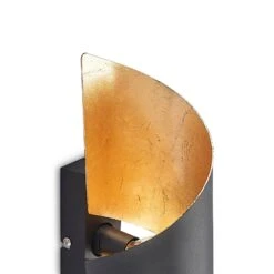 Lindby Chenotara Wandlampe In Schwarz Und Gold -Paulmann Verkaufsgeschäft 9627631 7