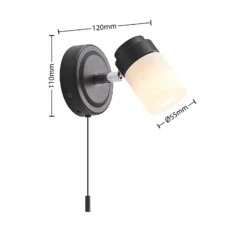 Lindby Alimari Wandleuchte, Schwarz 12 Lindby Alimari Wandleuchte, Schwarz -Paulmann Verkaufsgeschäft 9628116 3