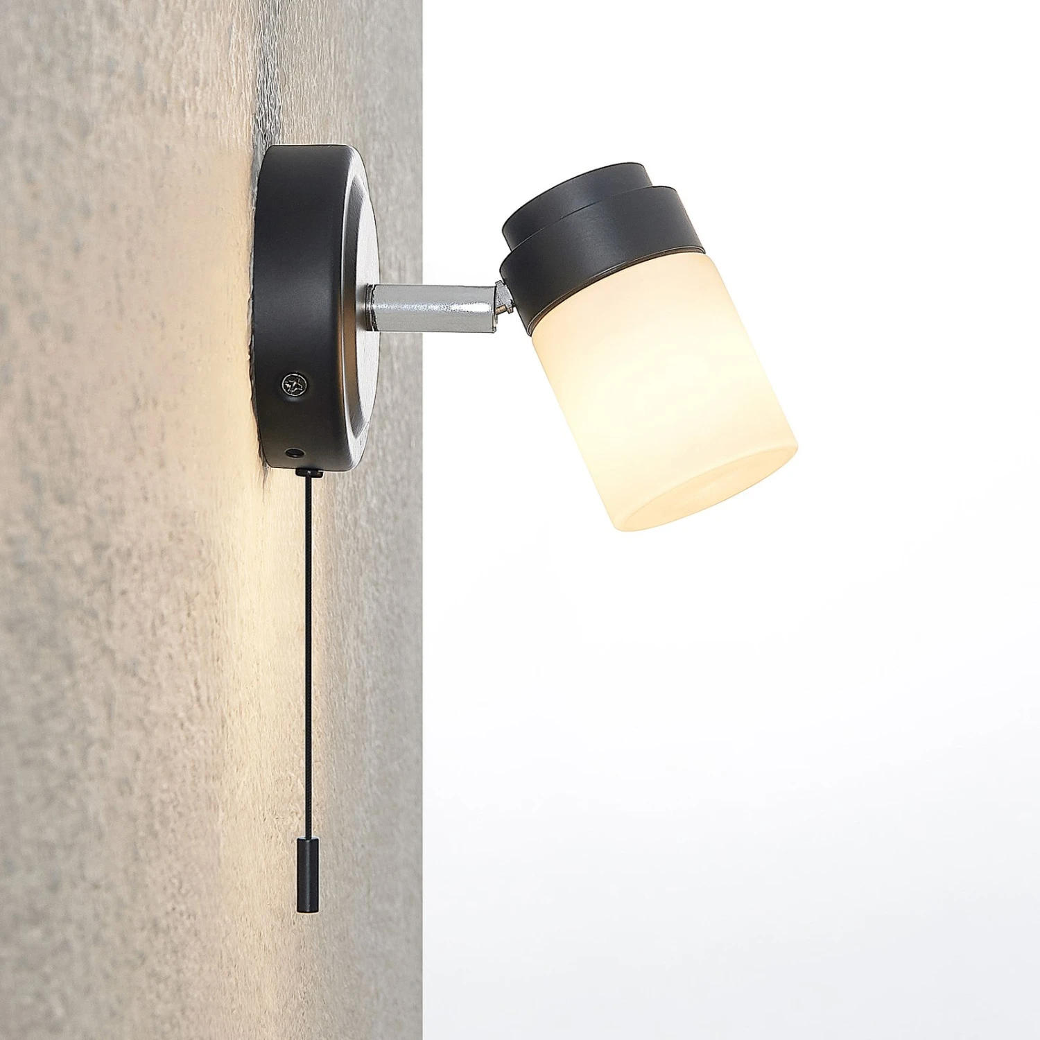 Lindby Alimari Wandleuchte, Schwarz 5 Lindby Alimari Wandleuchte, Schwarz – Bild 5