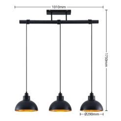 Lindby Zelotta Pendellampe, Dreiflammig, Schwarz -Paulmann Verkaufsgeschäft 9628160 4