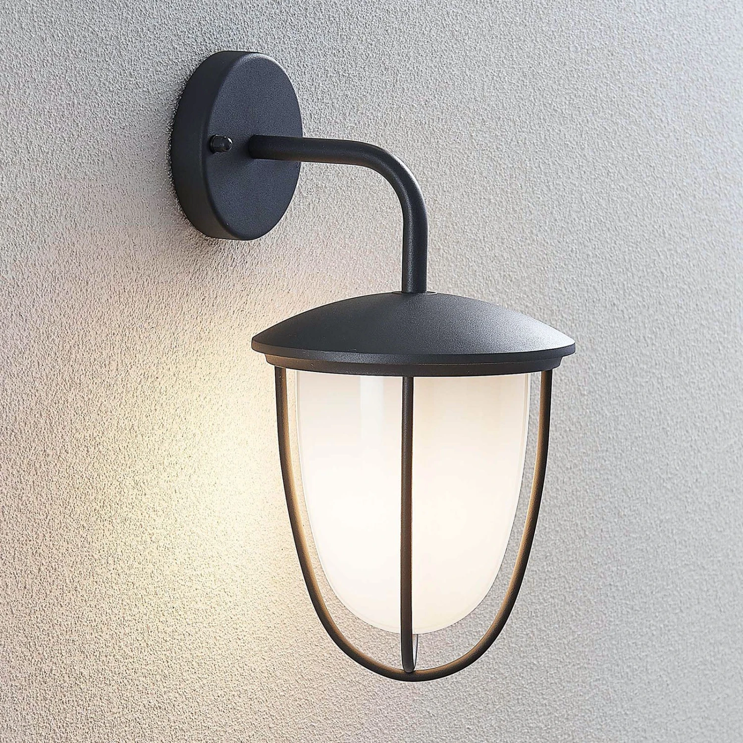 Außenwandleuchte Narek, Dunkelgrau 1 Außenwandleuchte Narek, Dunkelgrau
