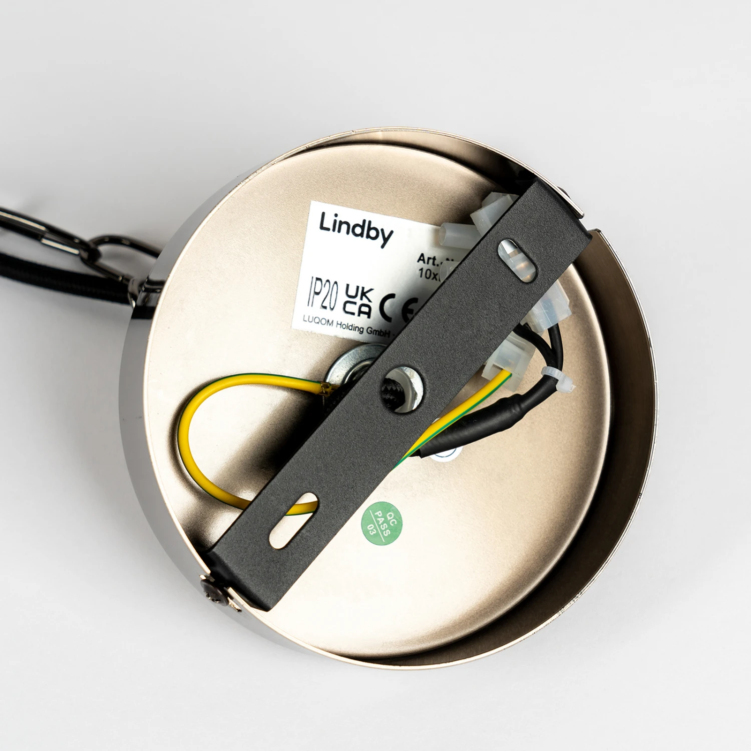 Lindby Elanova Kronleuchter, Zehnflammig, Gunmetal 9 Lindby Elanova Kronleuchter, Zehnflammig, Gunmetal – Bild 9