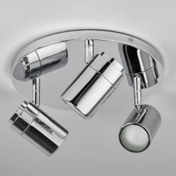 Deckenrondell Dejan In Glänzendem Chrom, 3-fl. -Paulmann Verkaufsgeschäft 9641038 1