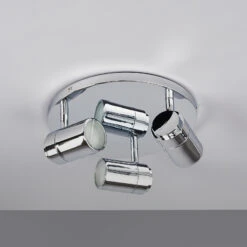 Deckenrondell Dejan In Glänzendem Chrom, 3-fl. -Paulmann Verkaufsgeschäft 9641038 4