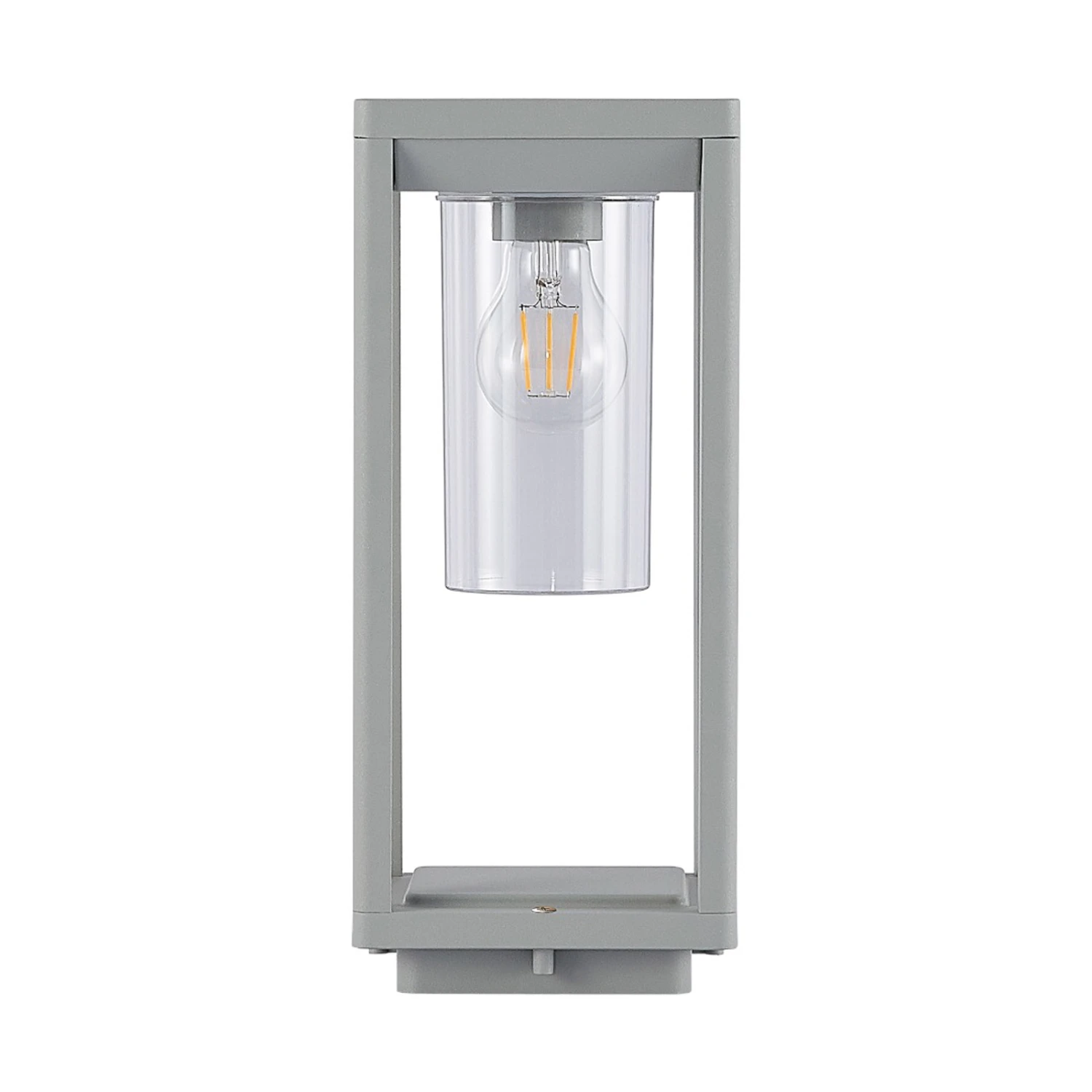 Lindby Estami Sockelleuchte, 35 Cm, Silbergrau 3 Lindby Estami Sockelleuchte, 35 Cm, Silbergrau – Bild 3