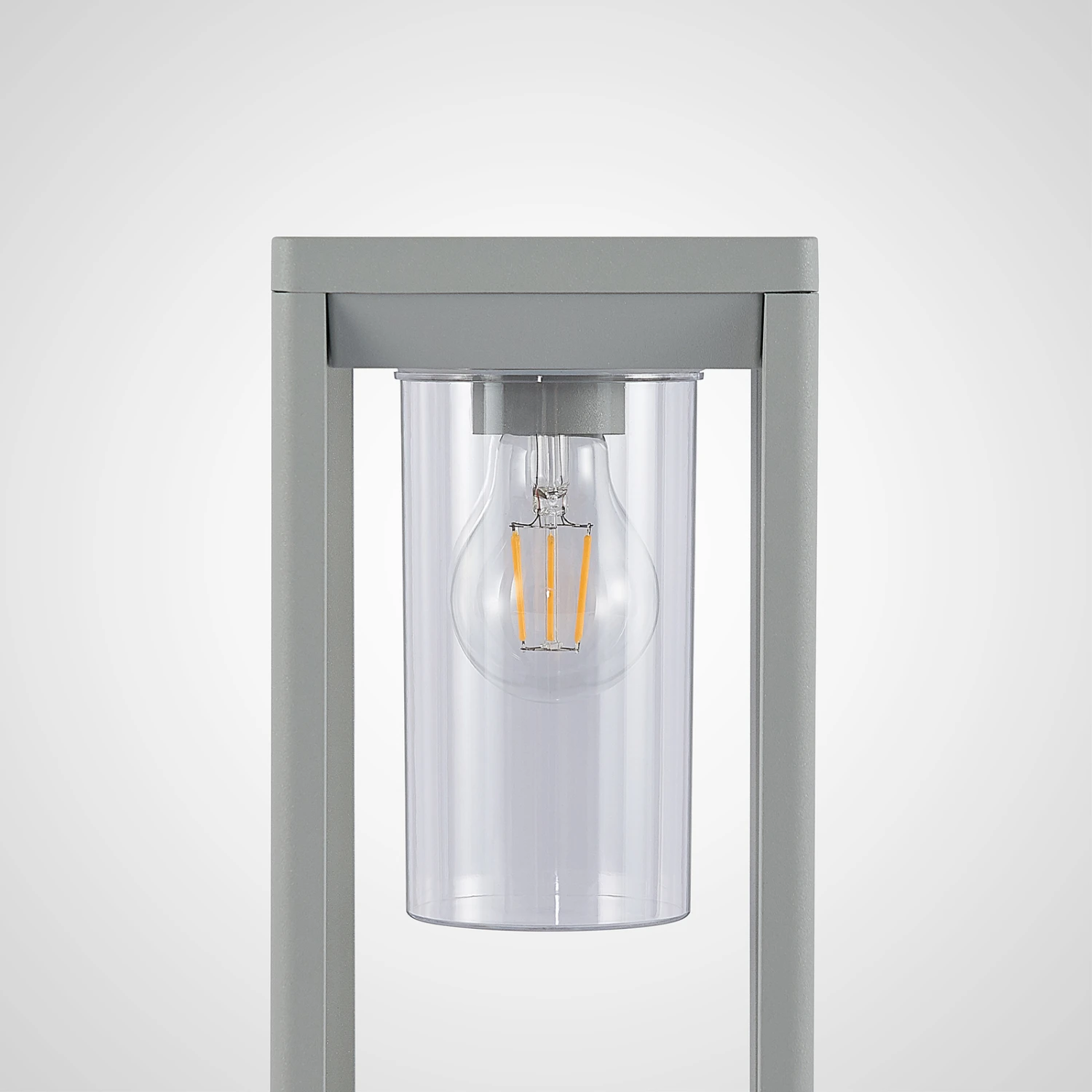 Lindby Estami Sockelleuchte, 35 Cm, Silbergrau 4 Lindby Estami Sockelleuchte, 35 Cm, Silbergrau – Bild 4