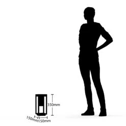 Lindby Estami Sockelleuchte, 35 Cm, Silbergrau 14 Lindby Estami Sockelleuchte, 35 Cm, Silbergrau -Paulmann Verkaufsgeschäft 9647110 5