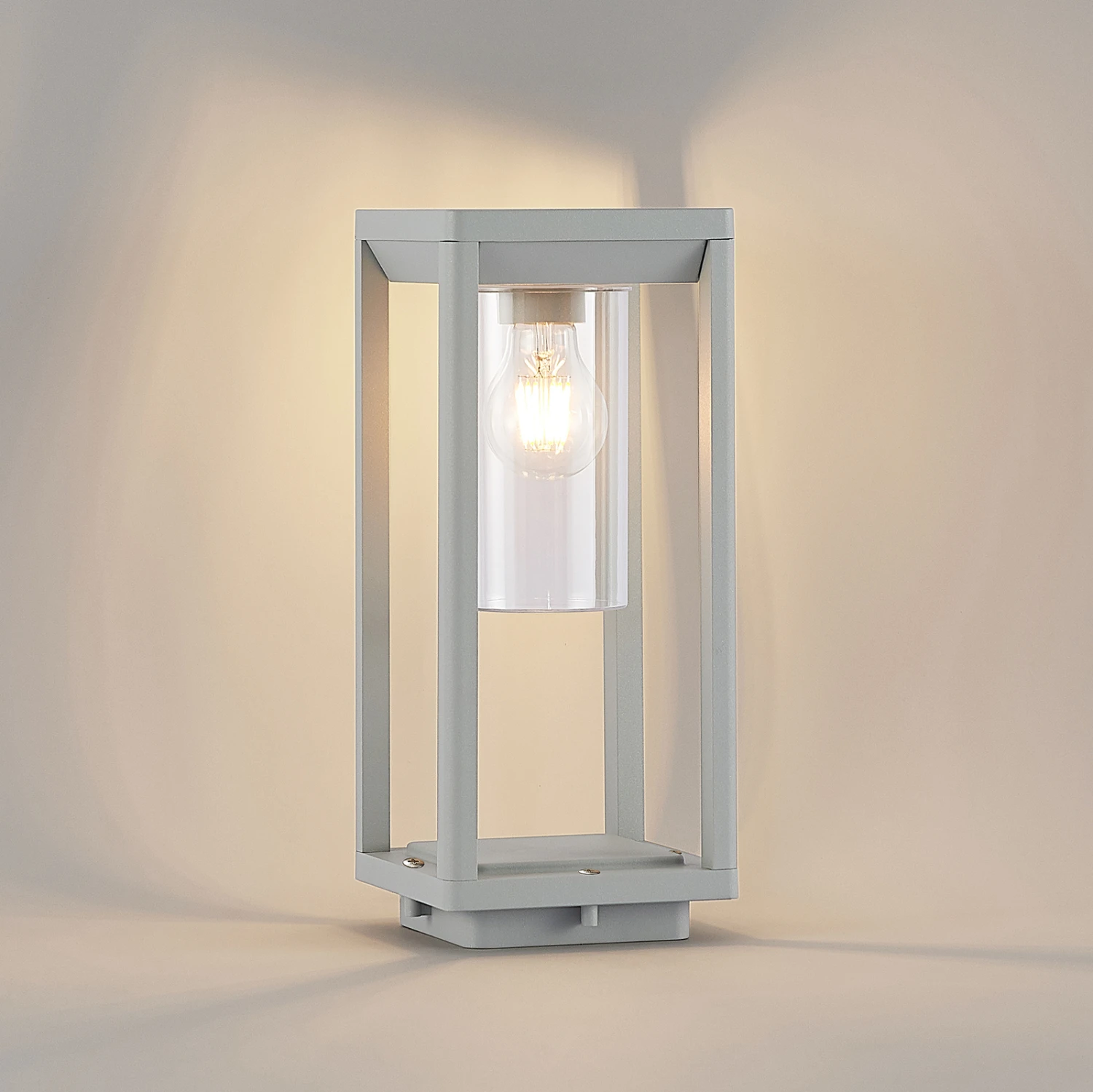 Lindby Estami Sockelleuchte, 35 Cm, Silbergrau 7 Lindby Estami Sockelleuchte, 35 Cm, Silbergrau – Bild 7