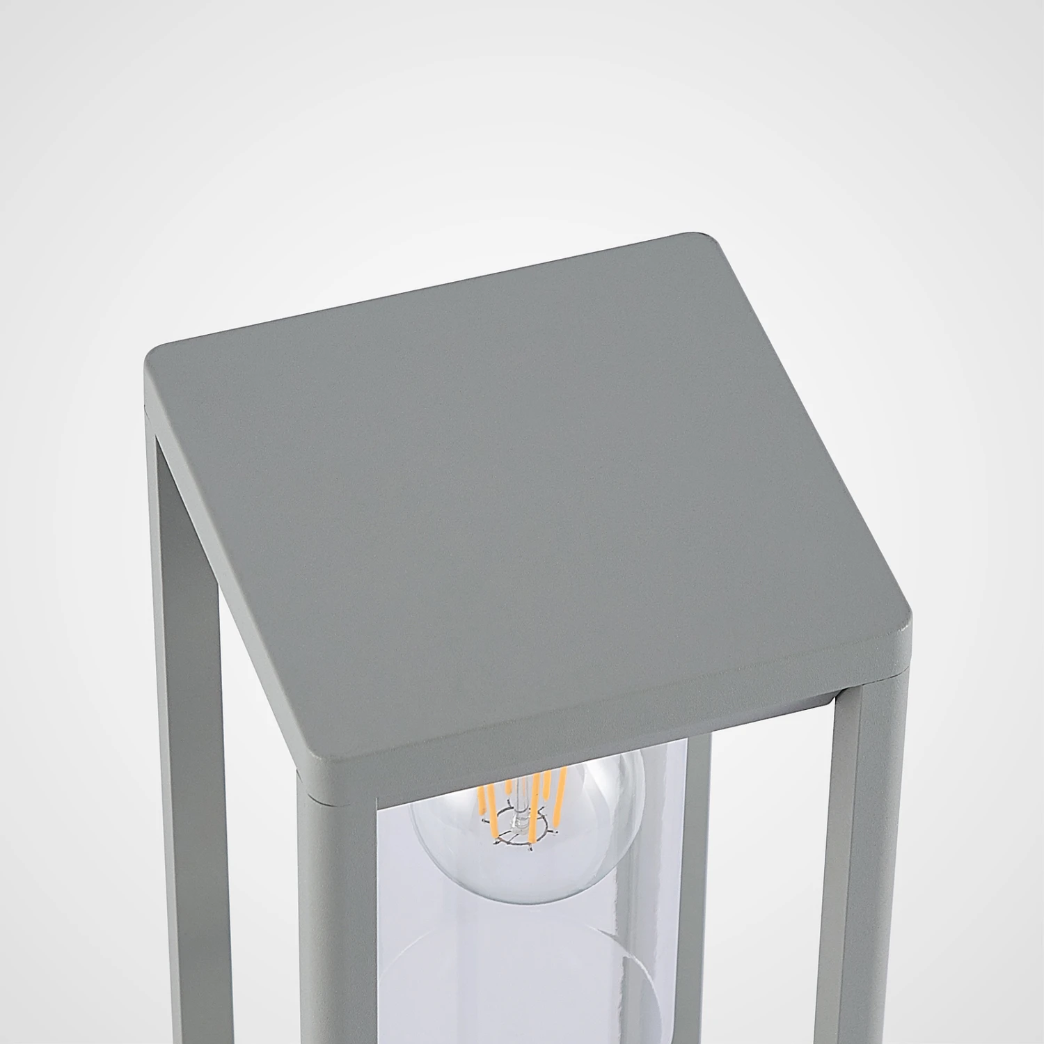 Lindby Estami Sockelleuchte, 35 Cm, Silbergrau 8 Lindby Estami Sockelleuchte, 35 Cm, Silbergrau – Bild 8